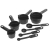8Pc Measuring Cups & Spoons(1) 8Pc Measuring Cups & Spoons(1)